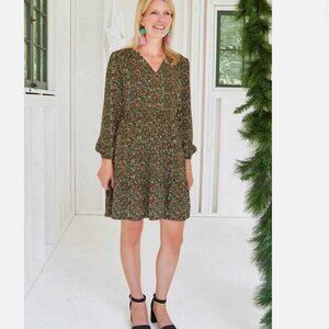 Matilda Jane Women's Wonderment Fabulously Floral Tiered Prairie Dress Size M